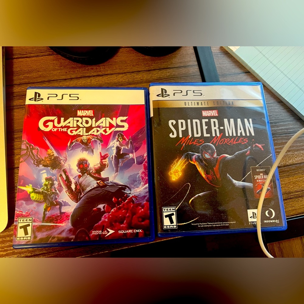 Spider-Man: Miles Morales + Guardians of the Galaxy for PS5 Marvel Bundle